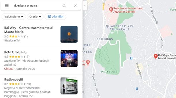 Orientare l'antenna TV