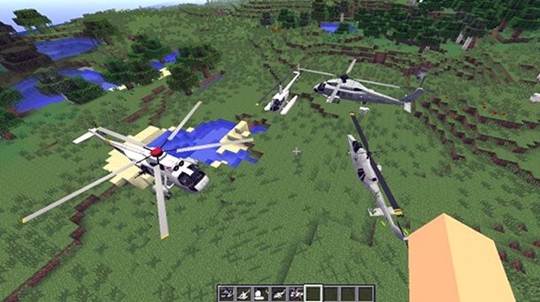 Elicotteri Minecraft