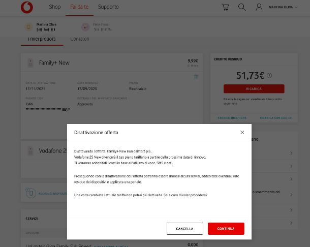 Fai da te Vodafone