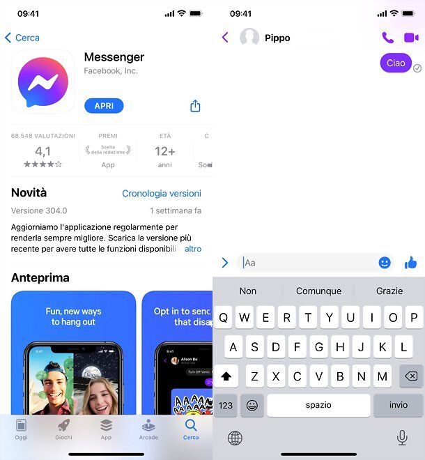 Messenger iOS