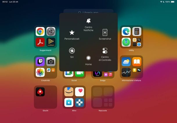Come fare screenshot su iPad
