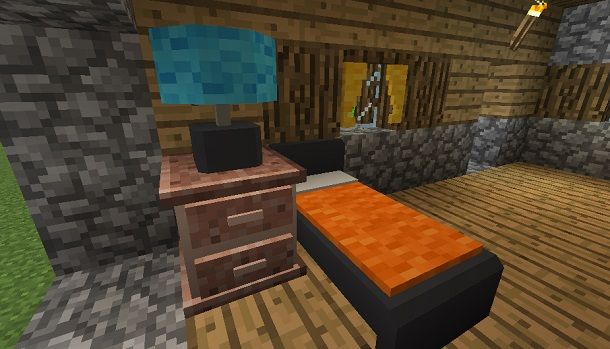 camera da letto su Minecraft