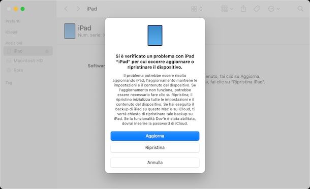 Resettare iPad senza codice