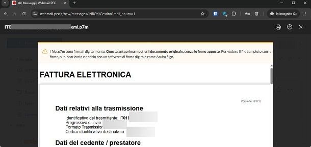 Come stampare una fattura elettronica in PDF