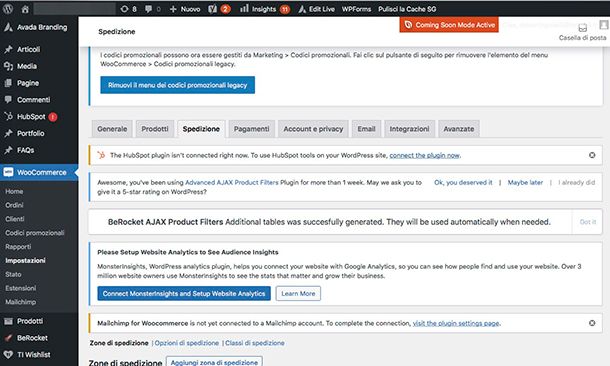 Come gestire un ecommerce con WooCommerce Spedizioni