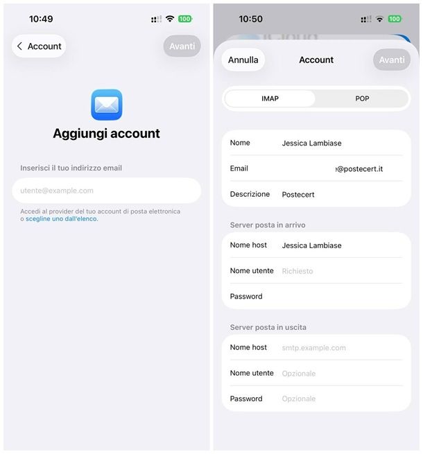 Come aggiornare il client di posta elettronica Postecert