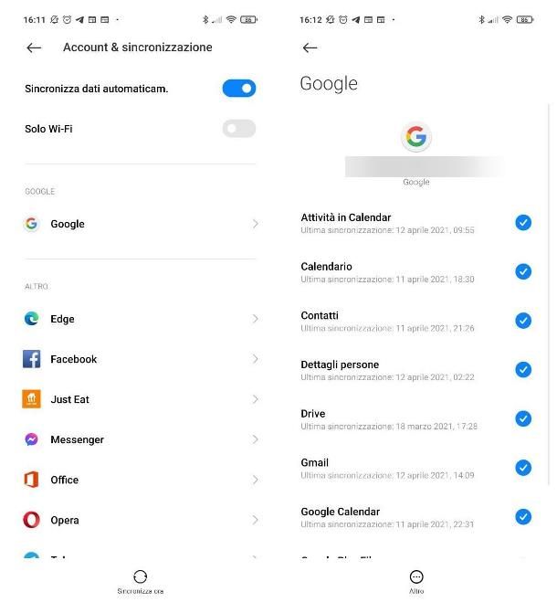 Come salvare i dati del telefono su Google