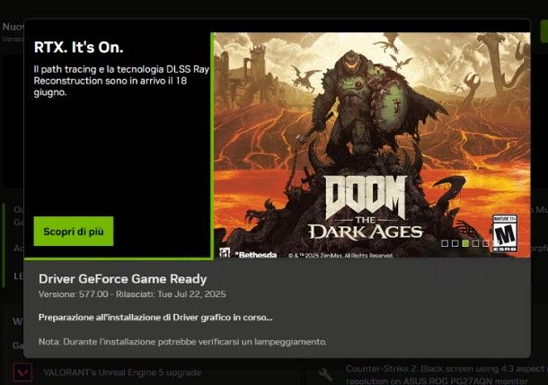 Come disinstallare i driver della scheda video