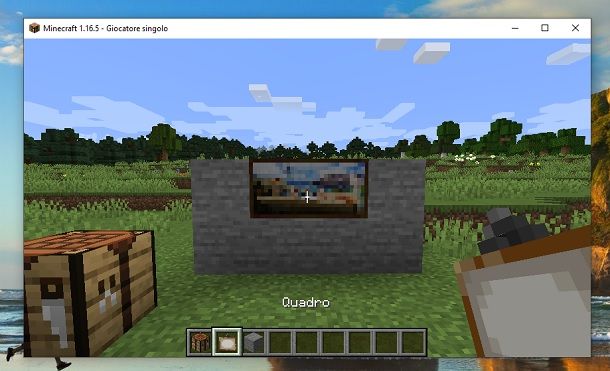 Quadro piccolo Minecraft