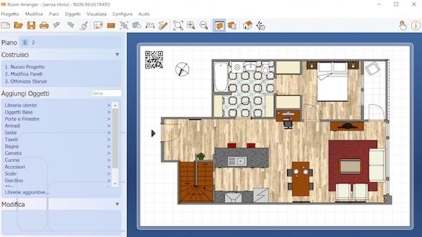 Room Arranger Programma per computer per creare casa 3D