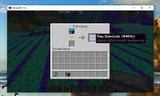 Diamante Fornace Minecraft