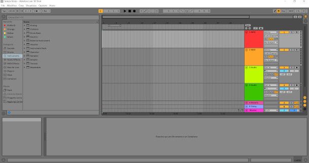 schermata Ableton Live