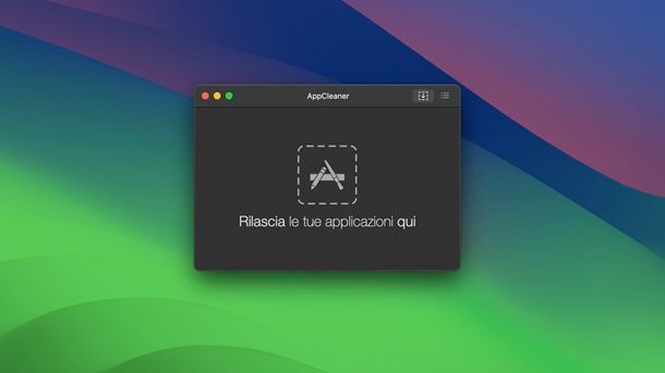 Programma di terze parti AppCleaner macOS