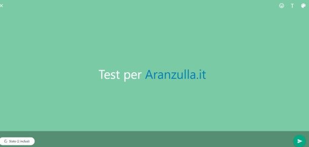 Come scrivere frasi sullo stato di WhatsApp