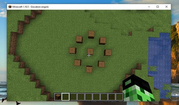 Cerchio iniziale Minecraft