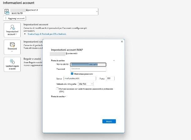 Come aggiornare il client di posta elettronica Postecert