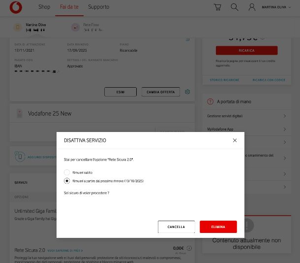 Vodafone Fai da te
