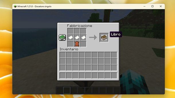 Come creare un libro su Minecraft