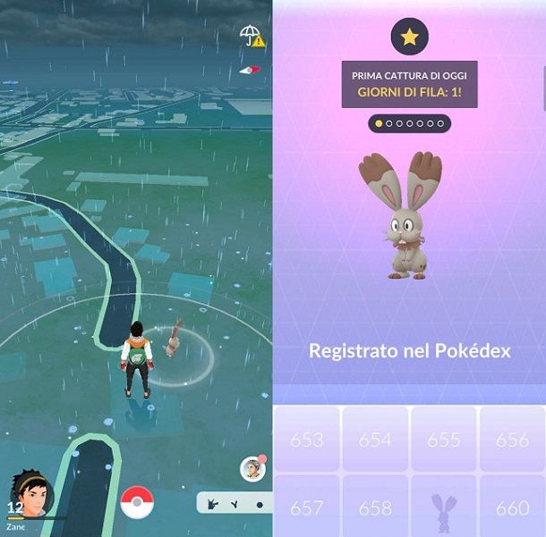 Catturare Pokemon su Pokemon GO