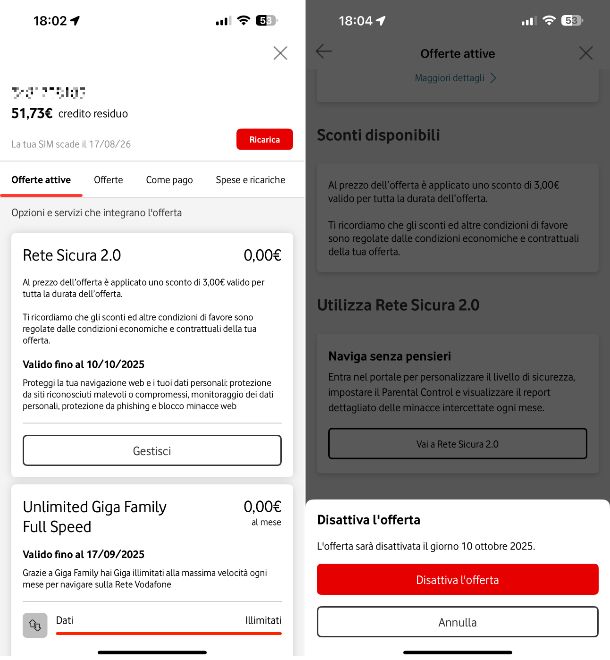 Vodafone app