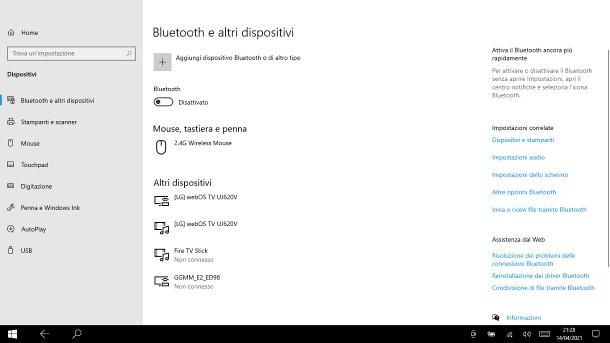 Come collegare la tastiera al tablet: Windows