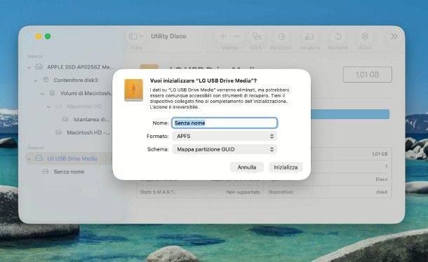 Come formattare hard disk esterno