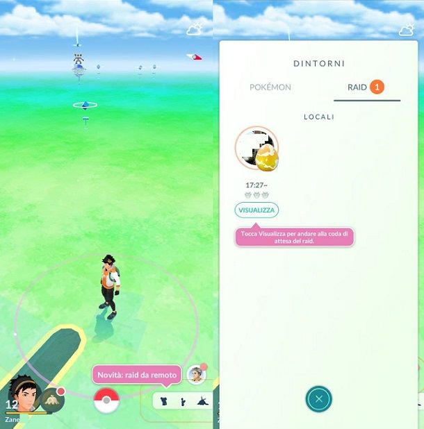 Come partecipare a un raid da remoto Pokemon GO