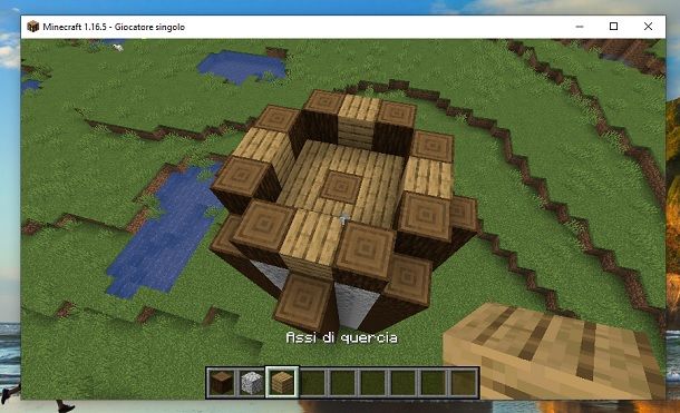 Copri piano intermedio torre Minecraft