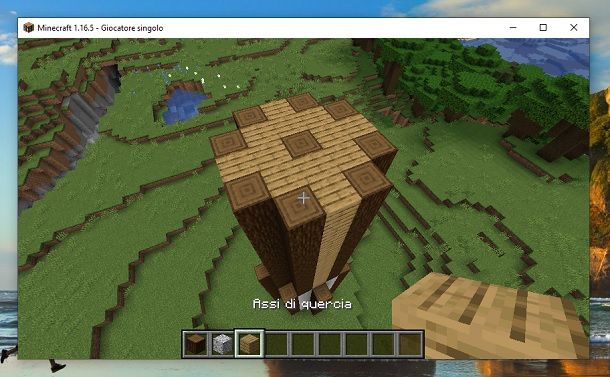 Secondo piano in alto Minecraft