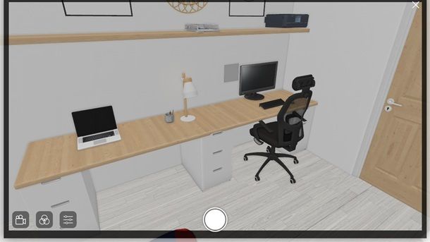 Visuale 3D prima persona HomeByMe progettare casa