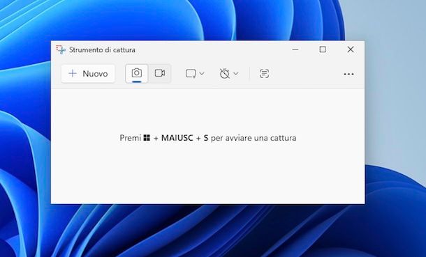 Strumento di cattura Windows 11