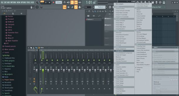 selezione plugin fruity limiter