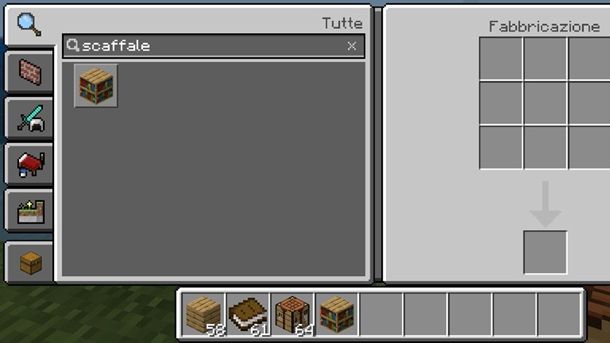 Come craftare una libreria su Minecraft Bedrock