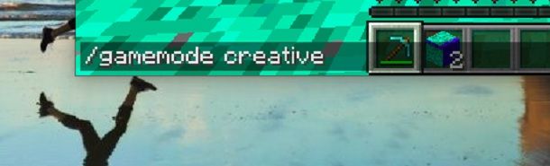 Comando creativa Minecraft