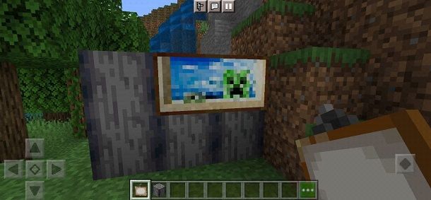 Quadro Minecraft Bedrock