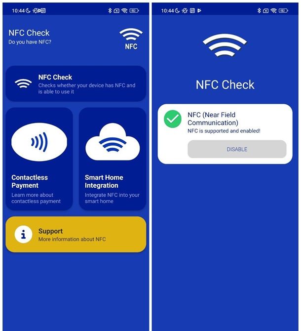 Come attivare NFC su Android