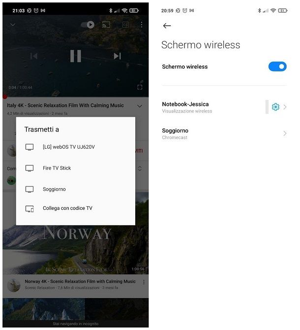 Come collegare Xiaomi alla TV