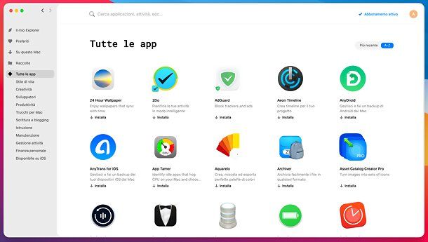 Setapp per macOS