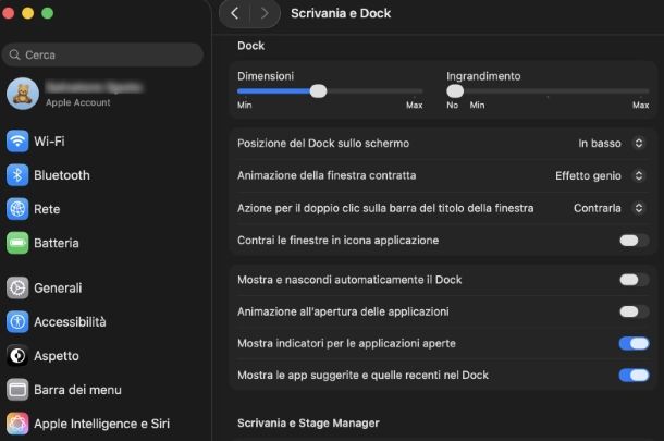 Come spostare la barra degli strumenti in basso su Mac