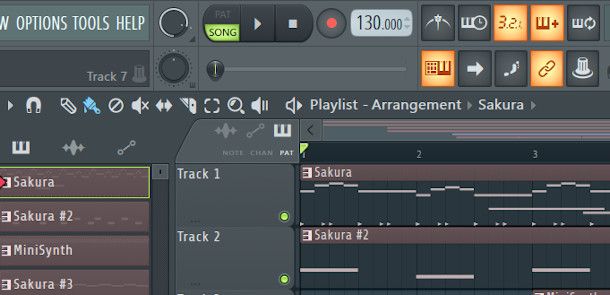 modalità song FL Studio