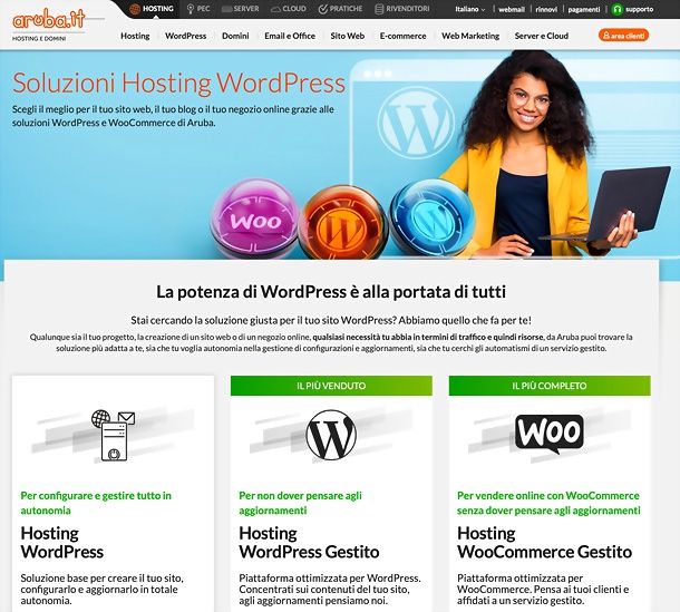 Aruba WordPress