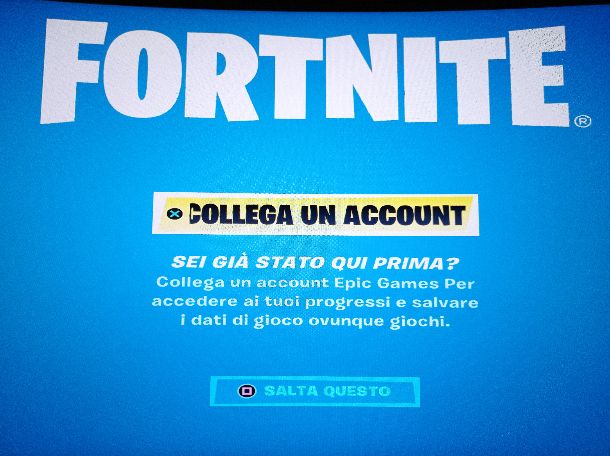 Account Epic Games Fortnite