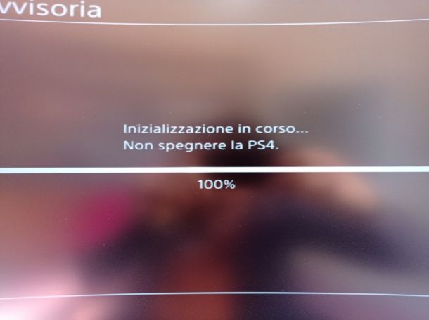 Inizzializzazione PS4