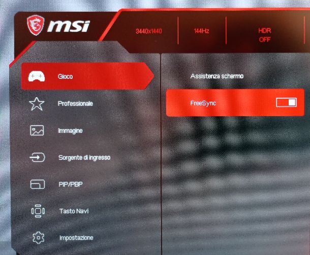 FreeSync MSI