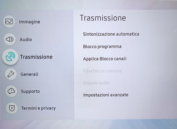 Sintonizzazione automatica Cielo TV 