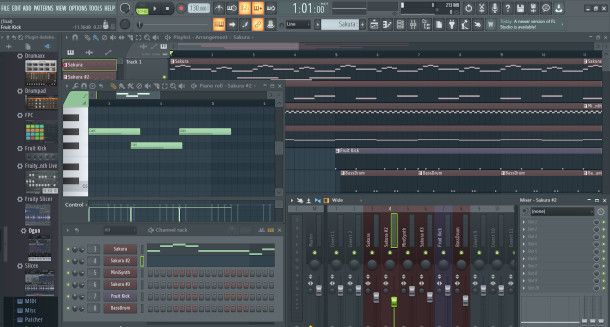 fl studio vista generale