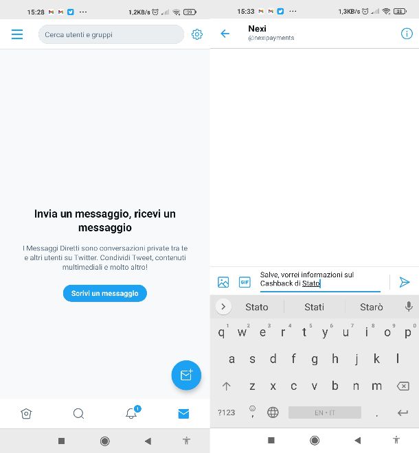 Nexi Twitter