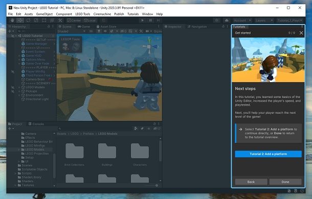 Tutorial 2 Unity LEGO
