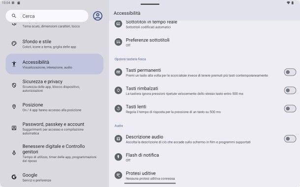Come disattivare i tasti permanenti