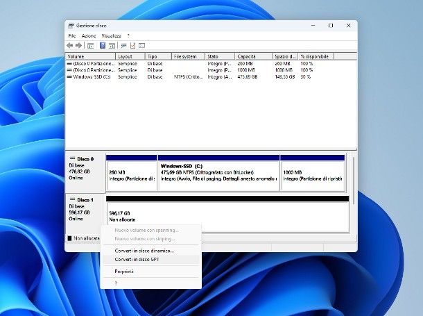 Come inizializzare un hard disk